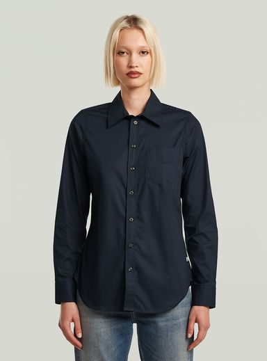 Camisa Slim Poplin Long Sleeve